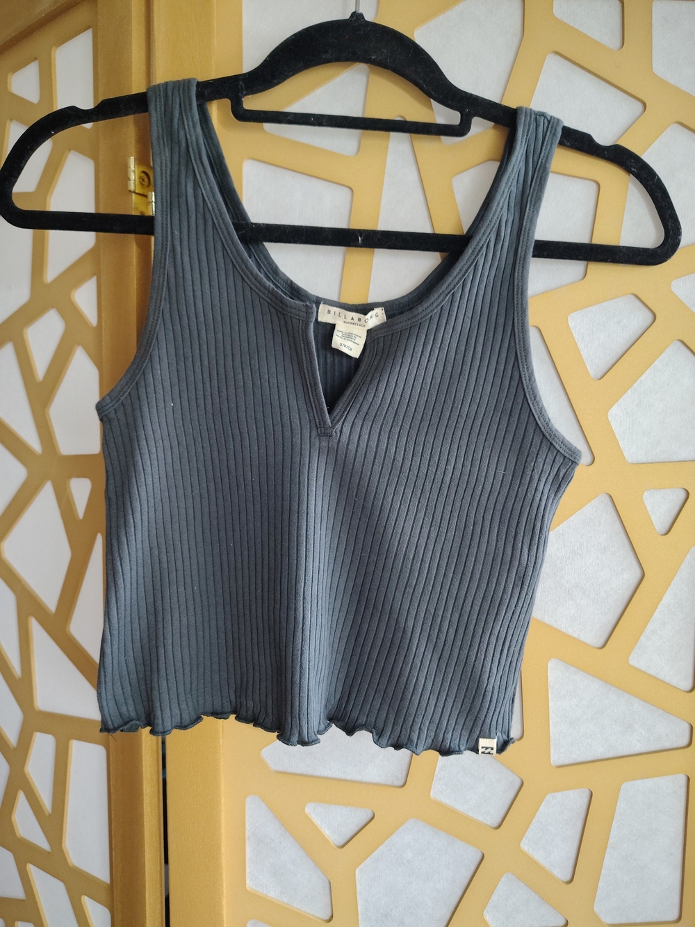 Billabong Ribbed Tank Top - Charcoal